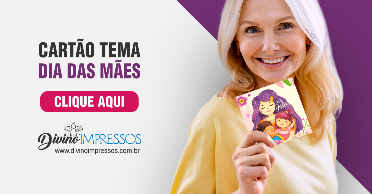 Cartão personalizado do Dia das Mães